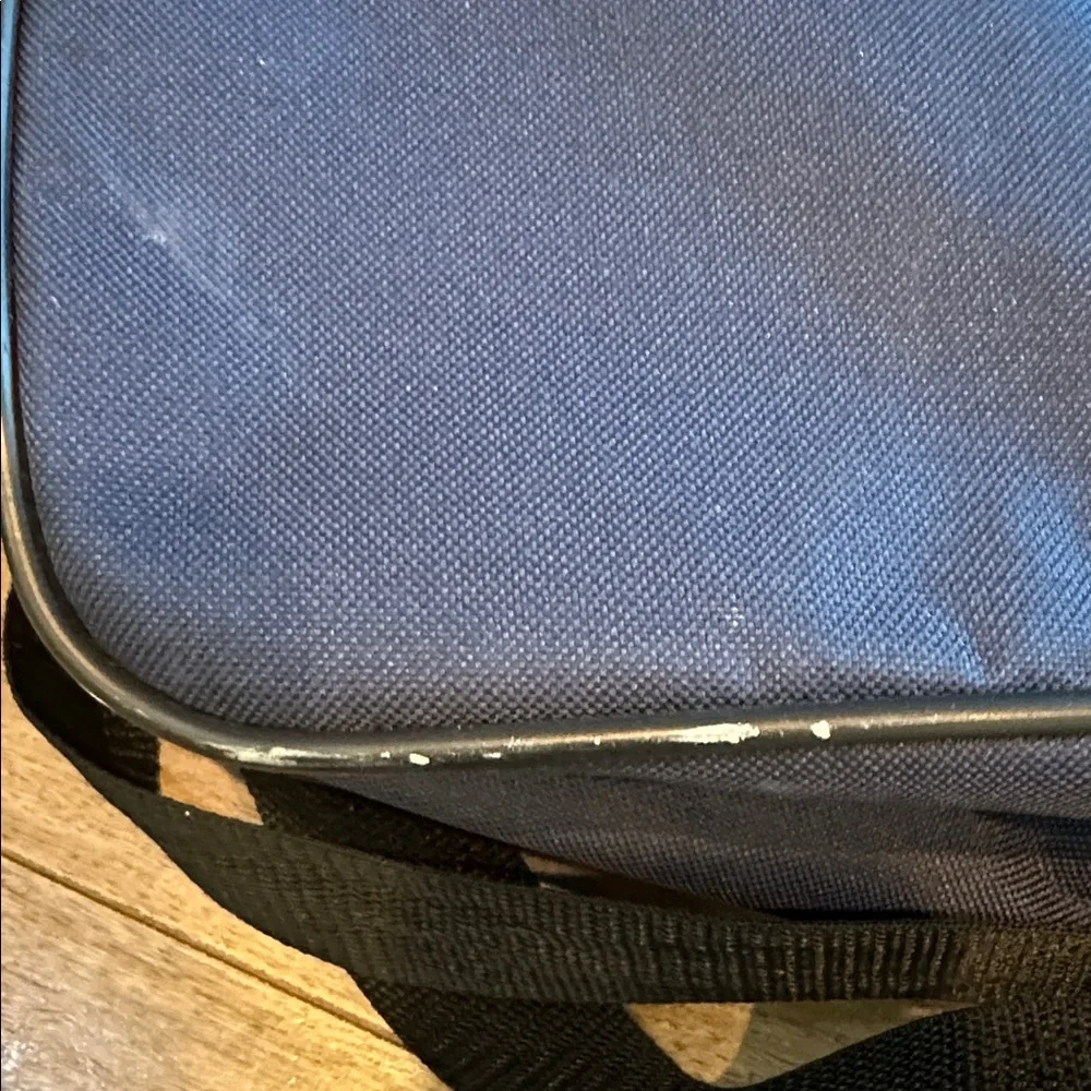 American Tourister Dark Blue Men's Messenger Bag with Black Strap